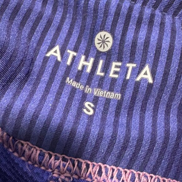 Athleta Purple Striped Good Match Tennis Skort Women's Size Small - Picture 4 of 6